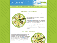 Tablet Screenshot of lime-green.net